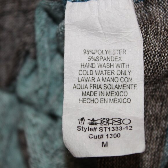 Heimish USA Blouse Mulitcolor Stripe Sz M - Picture 4 of 4